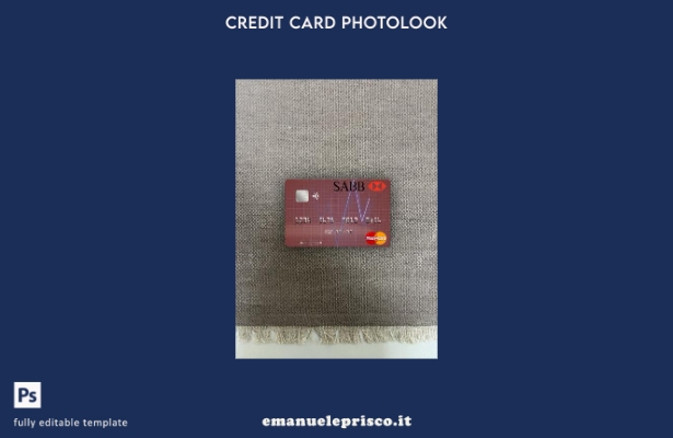 stile verificato Arabia Saudita Il modello frontale photolook mastercard della S